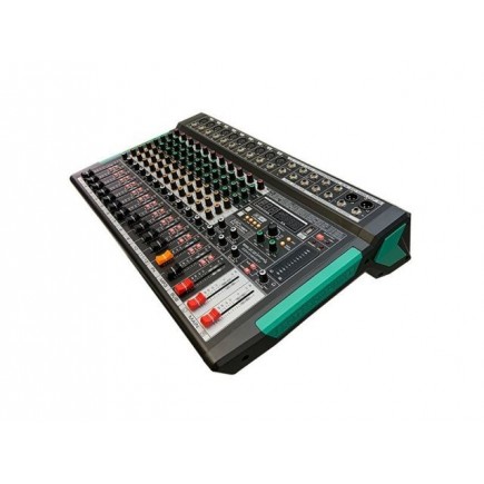Monacor ZZMX12RBT 12-kanałowy mikser audio  z funkcją nagrywania